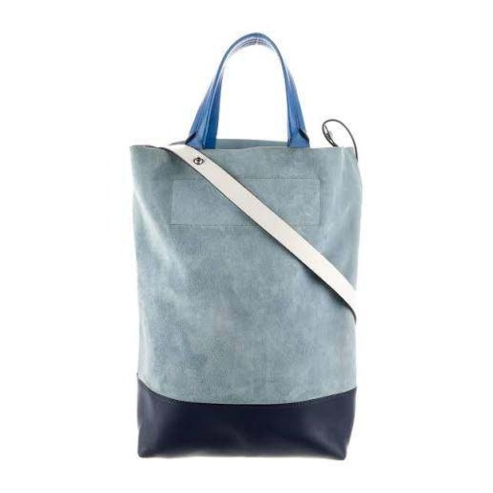 rag & bone Walker Convertible Suede and Leather Tote in Royal Blue
